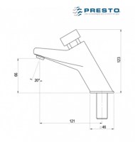 PRESTO 105 ECO-L LAVABO